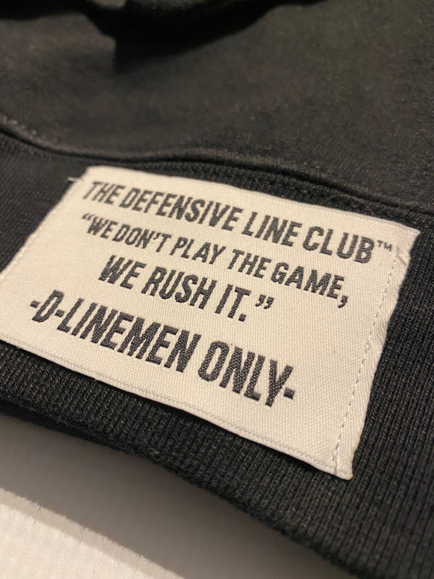 The Black D-Line Hoodie