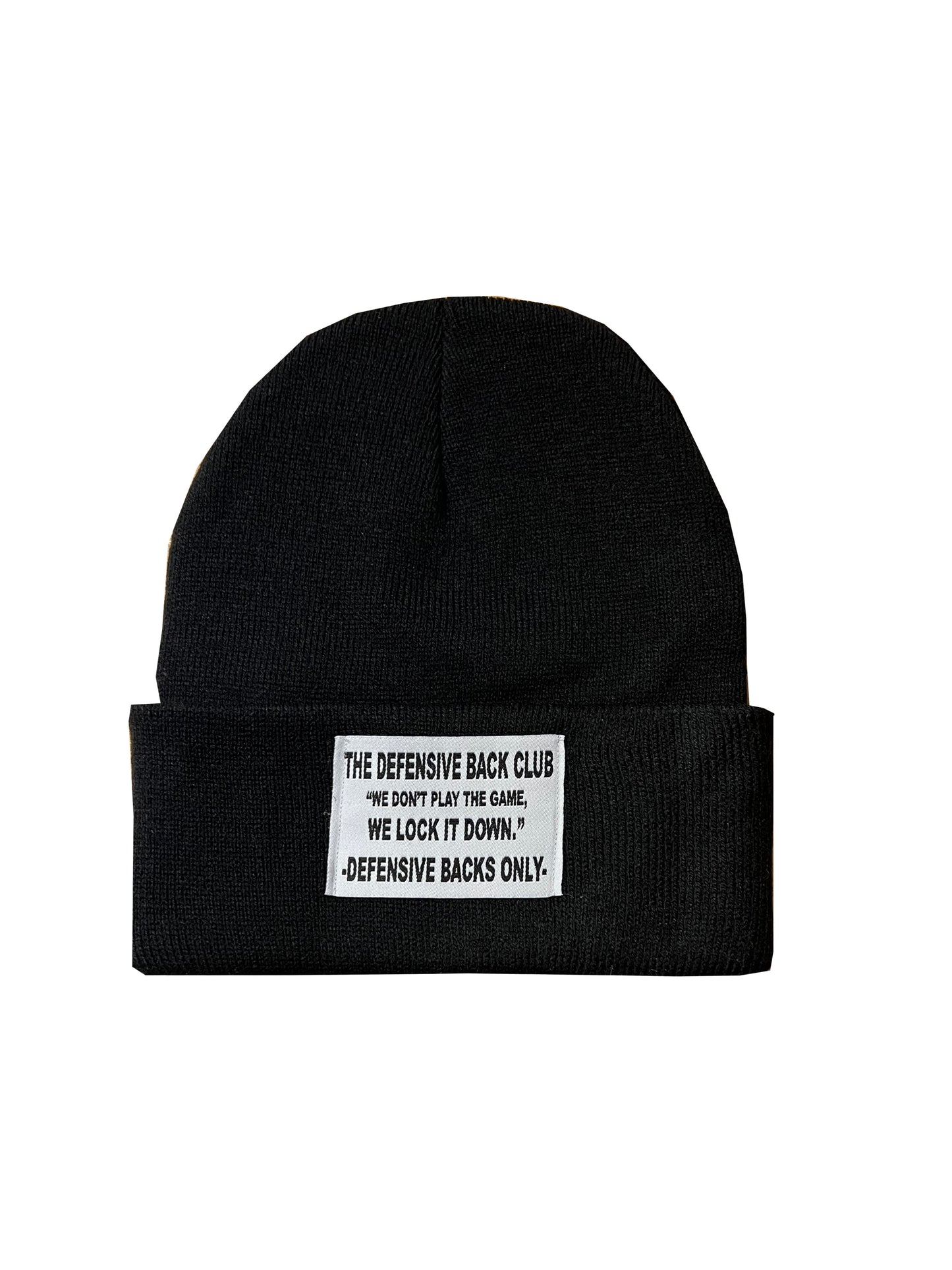 The Black DB Beanie