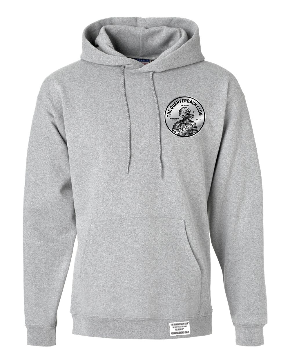 The Quarterback Club™️ 'Dime Division' Gray Hoodie – The Running Back Club