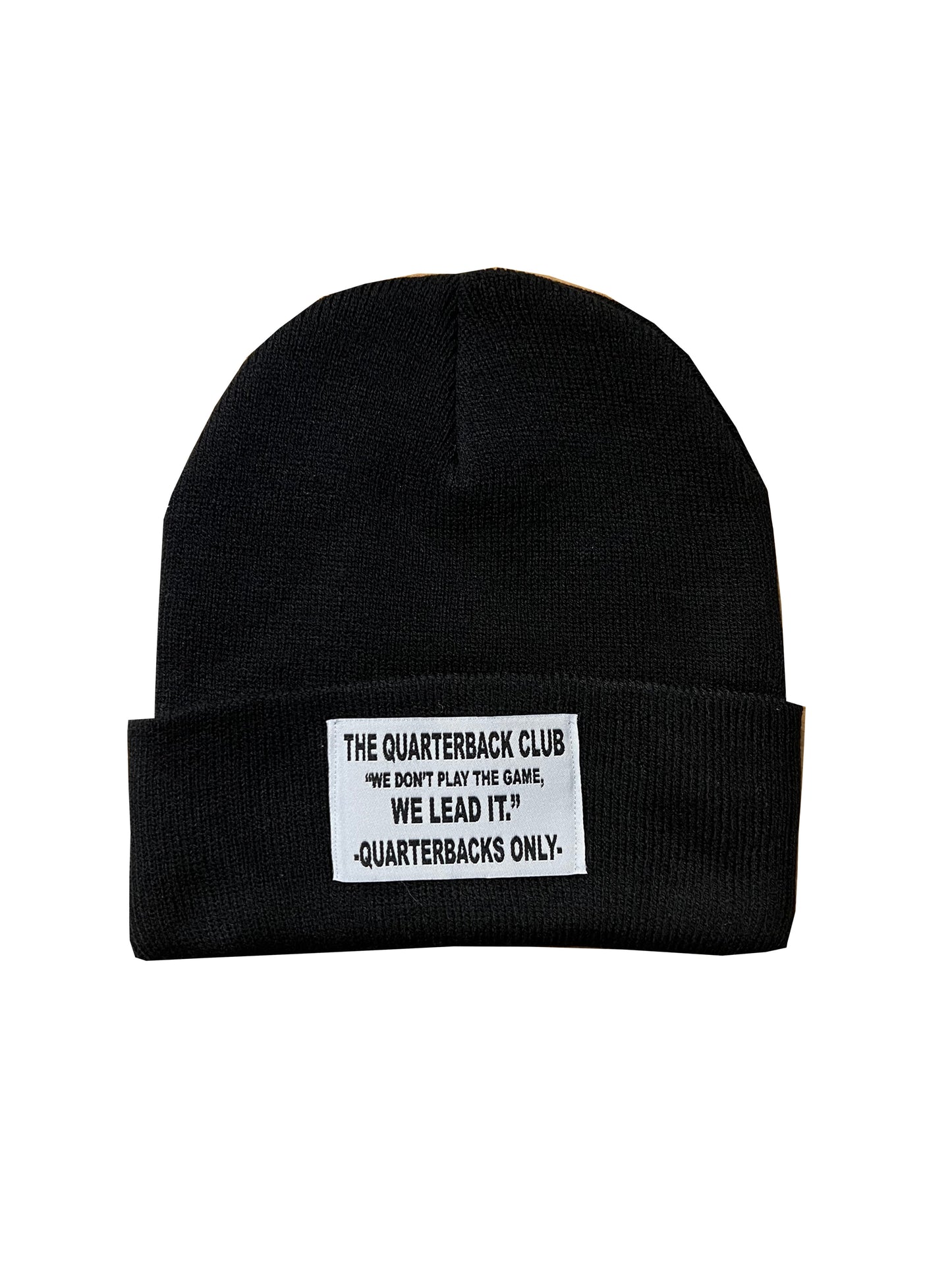 The Black QB Beanie