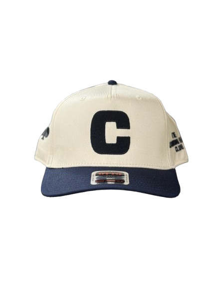 CAP'tain Hat in Natural & Navy