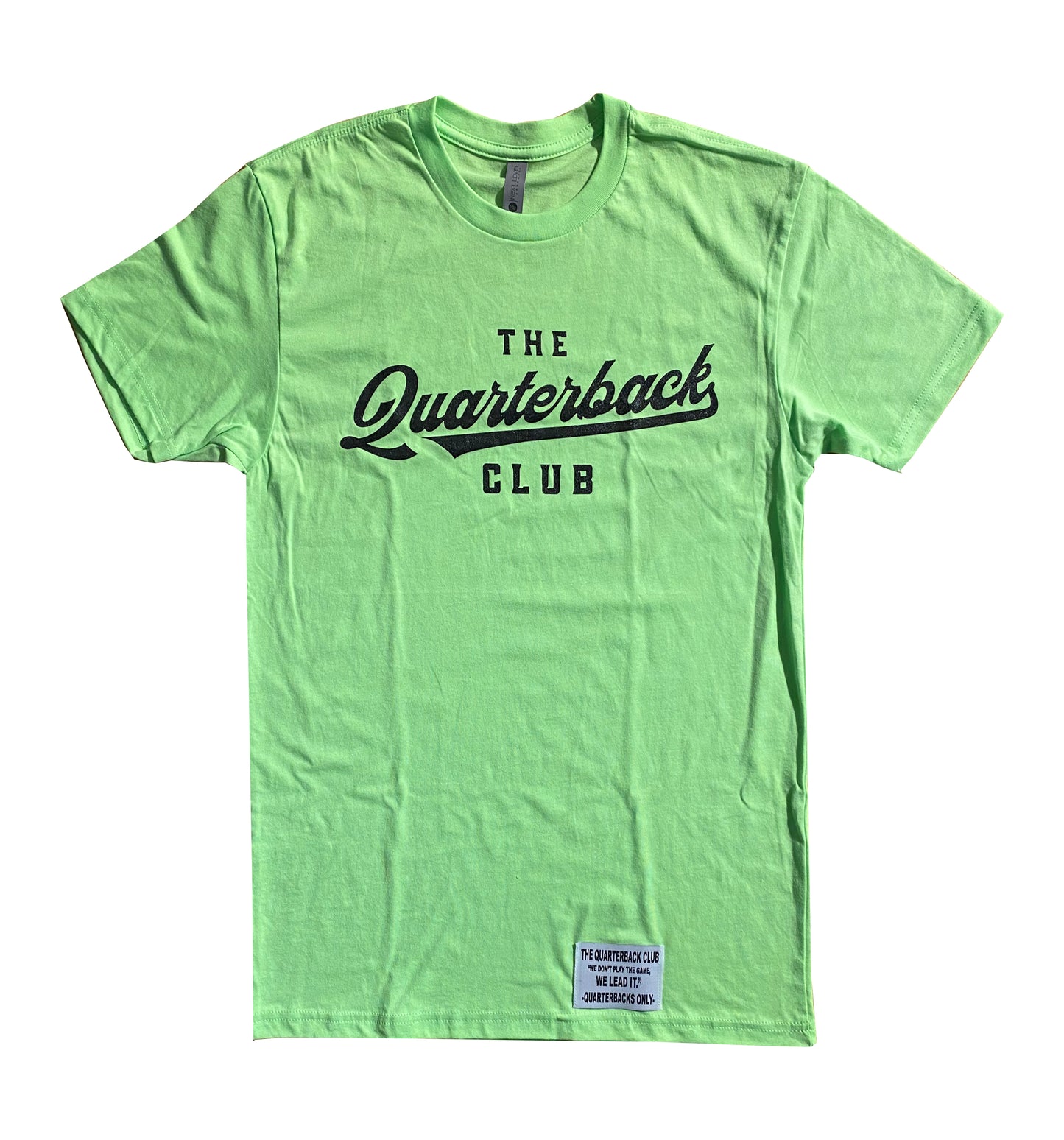 The Quarterback Club™️ Cursive Green T